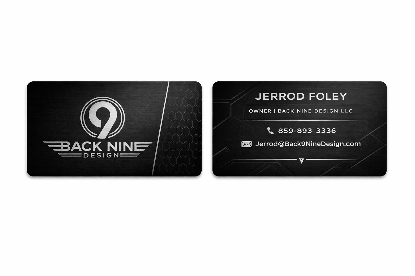 Metal business card