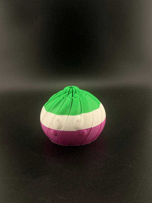 3D Printed Bao Dumpling Fidget